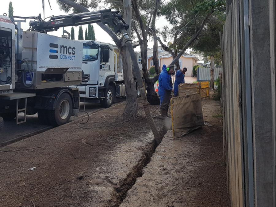 truck sidewalk